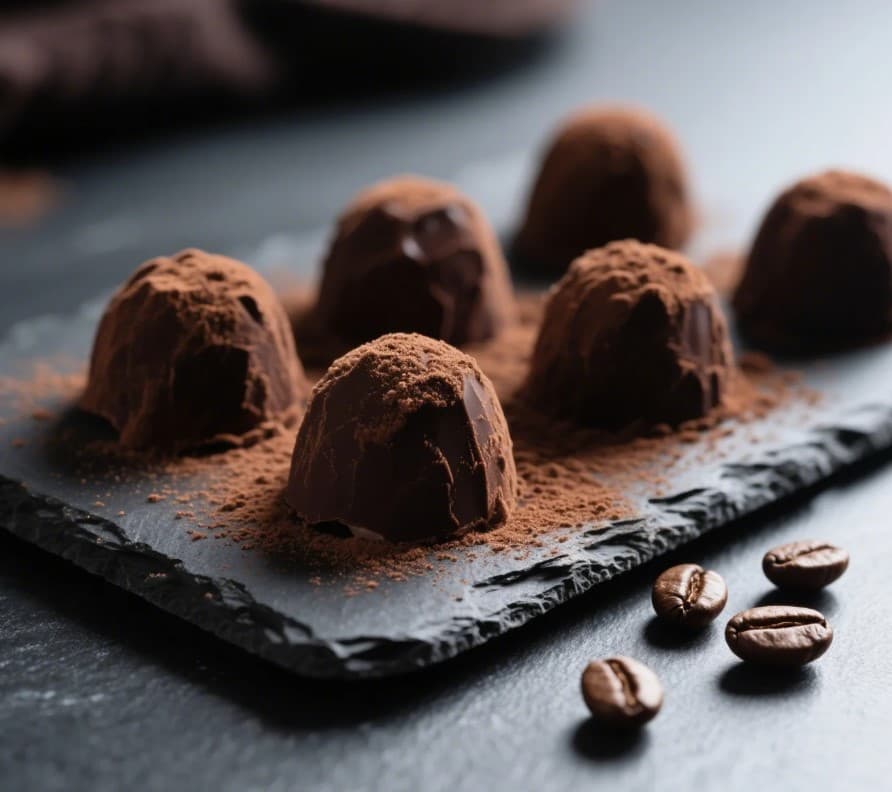 Intensiva Mockatryfflar med Mörk Choklad